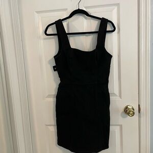 BDG Black Sheath Mini Dress Square Neck